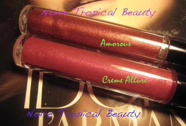 IMG_2561 text Dazzleglass Creme, Amorous & Creme Allure