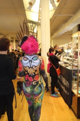 the makeup show nyc feathers 2